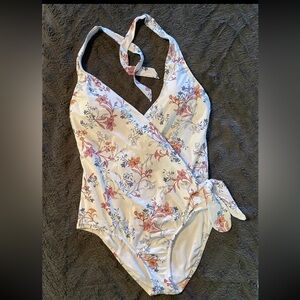 Apt 9 plunging neckline one piece (szL)